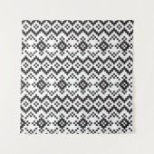 Tenture Noël Snowflakes Fair Isle Seamless Patternart (Devant)