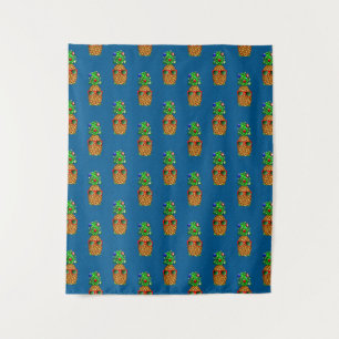 Tenture Noël tropical Ananas Noël Noël