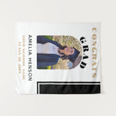 Tenture Noir blanc moderne Grats Grand fond photo (Devant (Horizontal))