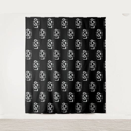 Tenture Noir - Carte d'interface utilisateur minimale (Devant)