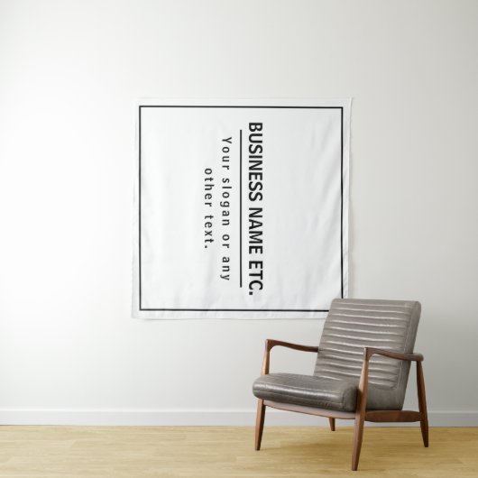 Tenture Noir et blanc moderne (En situation (horizontale))