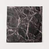 Tenture Noir et or rose paillettes marbre glamour tendance (Devant)