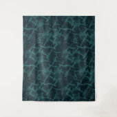 Tenture Noir et turquoise texturé (Devant)