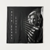 Tenture Noir Femme Fatale (Devant)