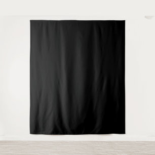 Tenture Noir fou (Le Noir le plus foncé) PERSONNALISABLE