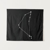 Tenture Noir moderne et Pentecôte de constellation de (Devant (Horizontal))