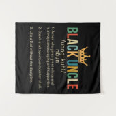 Tenture Noir Oncle Définition Oncle Fier (Devant (Horizontal))