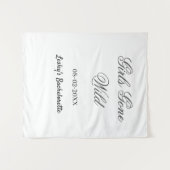 Tenture Nom de la fête de bachelorette Girls Gone wild dat (Devant (Horizontal))