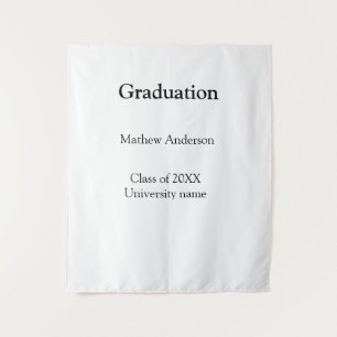 Tenture nom de remise des diplômes promotion 20XX nom de l