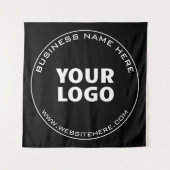 Tenture Nom de votre entreprise, site Web + image téléchar (Devant)