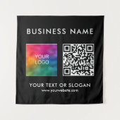 Tenture Nom du logo professionnel personnalisé Déroulement (Devant)