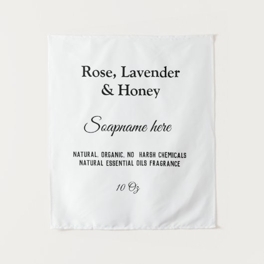 Tenture nom du savon poids site internet ingrédients détai (Devant)