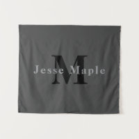 Nom et monogramme | Dark Gray