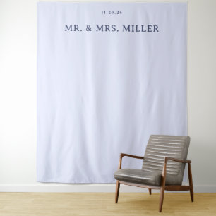 Tenture Noms minimalistes lavande élégants