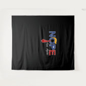 Tenture Non, pas encore drôle Trump perruque rouge (Devant (Horizontal))