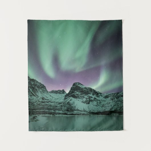 Tenture Northern Lights Nature Photo (Devant)