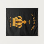 Tenture Notre-Dame de Fatima couronne (Devant (Horizontal))