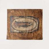 Tenture Notre-Dame de Guadalupe Vierge Marie Bois Look (Devant (Horizontal))