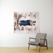 Tenture Notre Dame de l'Prompt Succor BW (En situation (horizontale))