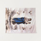 Tenture Notre Dame de l'Prompt Succor BW (Devant (Horizontal))