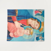 Tenture Notre-Dame de Perpétuel aide catholique (Devant (Horizontal))