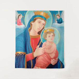 Tenture Notre-Dame de Perpétuel aide catholique