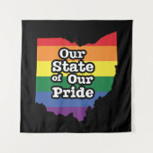 Tenture Notre État de notre fierté| Ohio (Devant)
