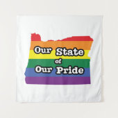 Tenture Notre État de notre fierté| Oregon (Devant)
