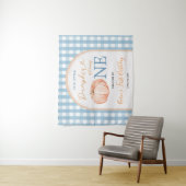 Tenture Notre petite citrouille douce 1er anniversaire de (En situation)