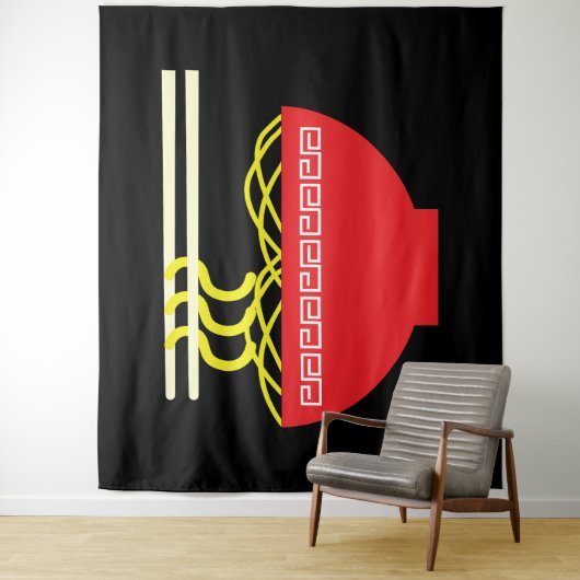 Tenture Nouilles (En situation)