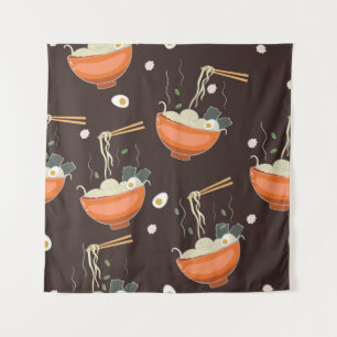 Tenture Nouilles Ramen : Graphiques Vintages