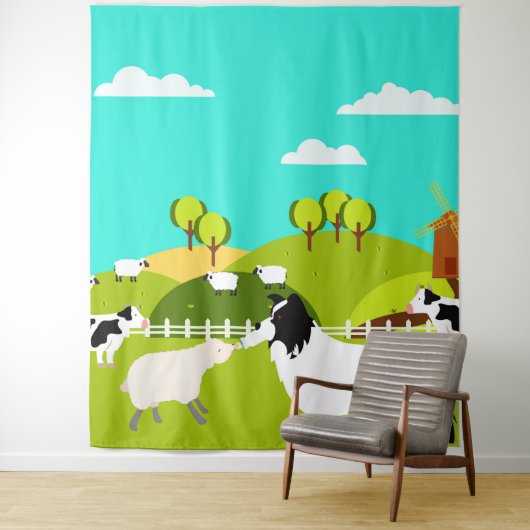 Tenture nounou (En situation)