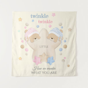 Tenture Nounours Nounours Ourson Révélation du Sexe du Béb