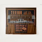 Tenture Nourriture Zombie Tout Ce Que Vous Pouvez Manger B (Devant (Horizontal))