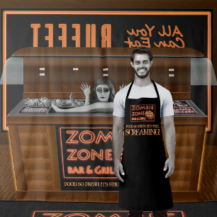 Tenture Nourriture Zombie Tout Ce Que Vous Pouvez Manger B