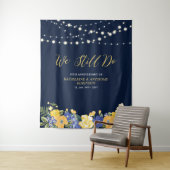 Tenture Nous le faisons toujours | String Lights Mariage A (En situation)