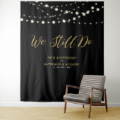 Tenture Nous le faisons toujours | String Lights Mariage A (En situation)