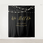 Tenture Nous le faisons toujours | String Lights Mariage A (Devant)