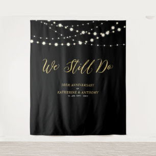 Tenture Nous le faisons toujours   String Lights Mariage A