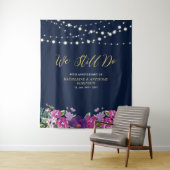 Tenture Nous le faisons toujours | String Lights Mariage A (En situation)