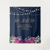 Tenture Nous le faisons toujours | String Lights Mariage A (Devant)