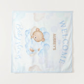 Tenture Nous pouvons attendre prématurément Boy signe de b (Devant (Horizontal))