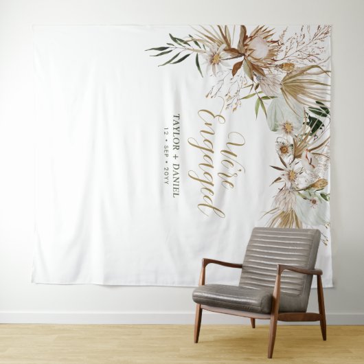 Tenture Nous sommes engagés | Boho Bohemian Engagement Par (En situation (horizontale))