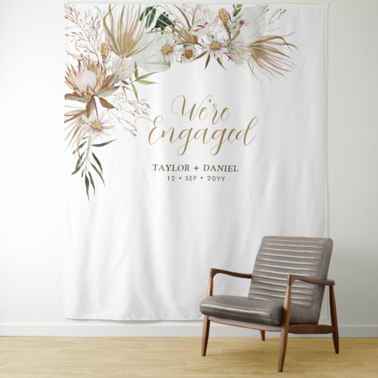 Tenture Nous sommes engagés | Boho Bohemian Engagement Par (En situation)
