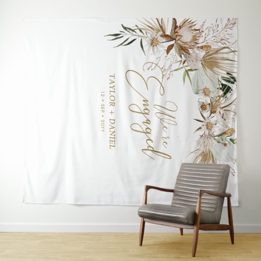 Tenture Nous sommes engagés | Boho Bohemian Engagement Par (En situation (horizontale))