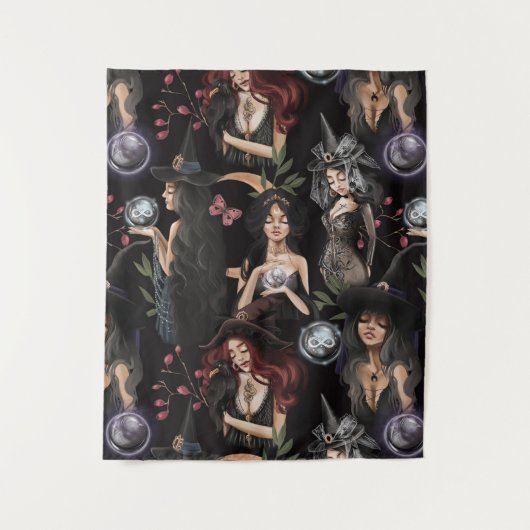 Tenture Nous sommes les filles des sorcières que vous ne p (Devant)