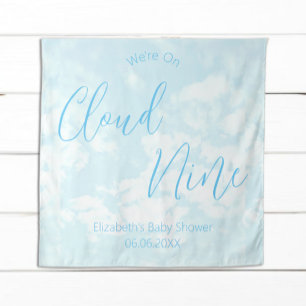 Tenture Nous sommes sur un nuage Baby Shower