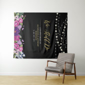 Tenture Nous sommes toujours ensemble | Guirlande lumineus (En situation (horizontale))