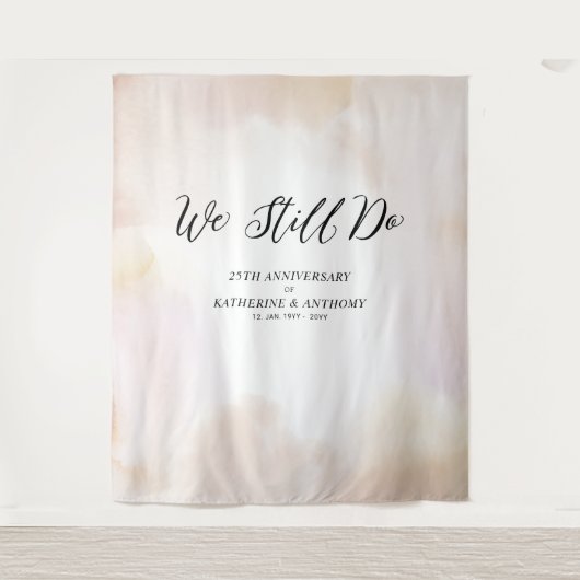 Tenture Nous sommes toujours ensemble | Noces de mariage à (Devant)