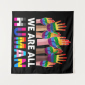 Tenture Nous sommes tous humains (Devant (Horizontal))